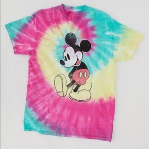 Disney Vintage Tie Dye Mickey Shirt